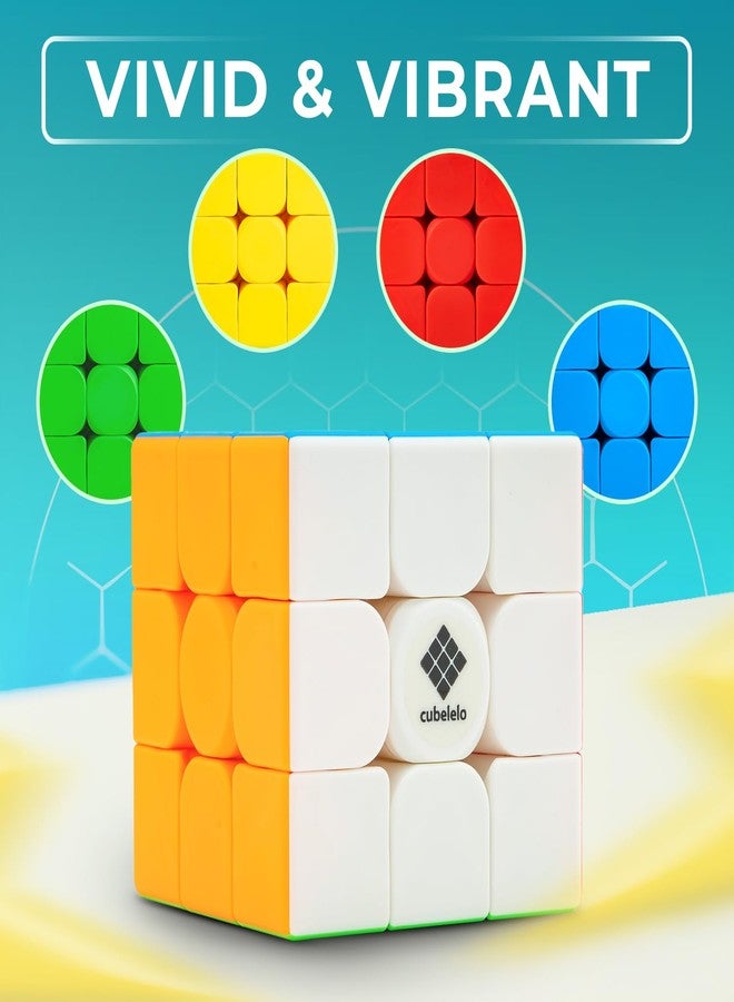 Cubelelo Drift Explorer 3x3 Speed Cube | Best Starter Speedcube for Beginners | Perfect Brain Teaser for Kids Ages 4 to14 Years Old & Above Boys Girls Children | Smooth Turning Puzzle Toy for Adults - Image 4